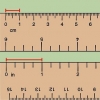 Konverter centimeter til tommer