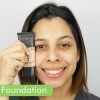 Påfør concealer og foundation