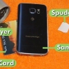 Fjernelse af bagsiden af ​​en samsung galaxy