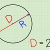 Beregning af diameteren af ​​en cirkel