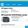 Tilslutning af hp laserjet 1010 til windows 7
