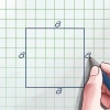 Beregning af arealet af en firkant ved hjælp af diagonalen