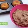 Glasur en cupcake