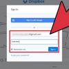 Slet en dropbox-konto