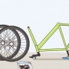 Male en cykel