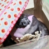Opbevaring af en fondantkage