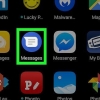 For at forlade en gruppesamtale på android