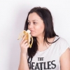 Lindre et sår med bananer