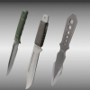Kaster en kniv