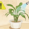 Redder en plante, der er blevet overvandet