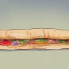 Bestil en subway sandwich