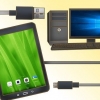 Tilslutning af en tablet til en computer