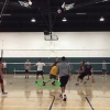At smadre en volleyball
