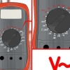 Brug af et voltmeter