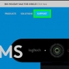 Ret et webcam, der viser en sort skærm i windows