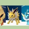 Eevee udvikler sig til alle dens udviklinger