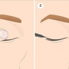 Påføring af eyeliner på overhængende øjenlåg: nemme makeuptip