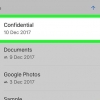 Upload billeder til google drev på iphone eller ipad