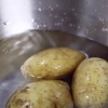Fremstilling af pommes frites i en frituregryde