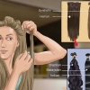 Fastgøring af hair extensions