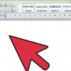 Tilføj kolonner i ms word