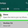 Deltag i en whatsapp-gruppe på android