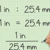 Konverter millimeter til tommer
