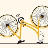 Fjernelse af rust fra en cykelkæde
