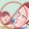 Sover med en nyfødt baby