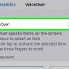 Sluk voiceover på din iphone