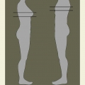 Iført bh som mandlig crossdresser