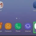 Skjul apps på en samsung galaxy