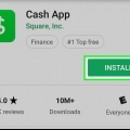 Brug af cash app på android