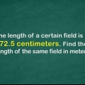 Konverter centimeter til meter