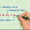 Beregning af den absolutte fejl