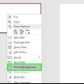 Skift baggrunden for powerpoint-dias