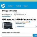 Tilslutning af hp laserjet 1010 til windows 7