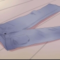 Tager størrelsen af ​​jeans