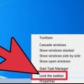 Skift skrivebordets proceslinje i windows