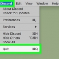 Fjern discord på en pc eller mac