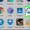 Slet en besked i discord på en android