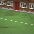 Hældning af en betonterrasse