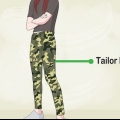 Styling camouflage bukser