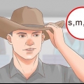 Iført en cowboyhat på den rigtige måde