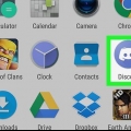 Forlader en discord-server på android