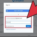 Slet en dropbox-konto