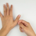 Tape en tommelfinger