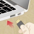 Brug af en memory stick på en mac