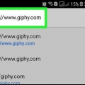 Gem en gif på android