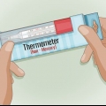 Brug et glastermometer